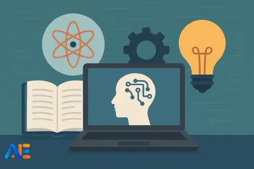 A teacher preparing back-to-school plans using AI tools