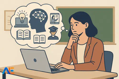 Lärare som reflekterar över ett år av AI-användning i klassrummen