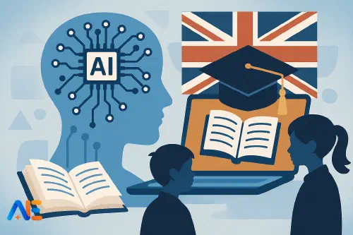 Brittiska lärare som planerar AI-strategi för 2025