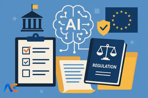 Skolledare som tillsammans går igenom AI-policyer