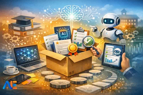 En lärare som planerar CPD under lovet med en AI-säkerhetschecklista och en enkel evidensportfolio