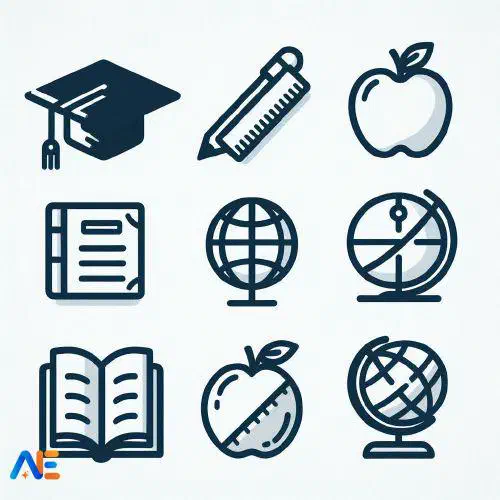 Kuvakkeet koulutusmateriaaleille